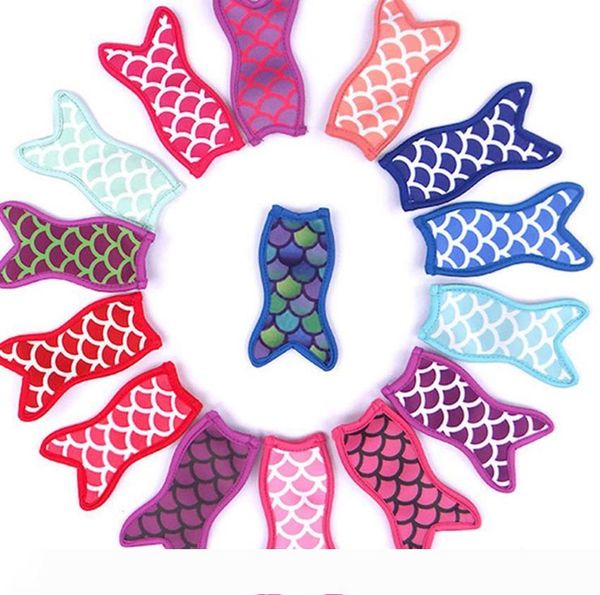 

anti ing mermaid popsicle bag ice pop holders sleeves er reusable washable mermaid tail popsicle holders bag 15 styles kka7815-1