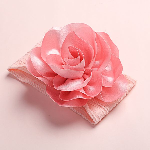 

hair accessories children solid candy color soft hat baby big bow headband cotton bowknot stretch elastic cute, Slivery;white