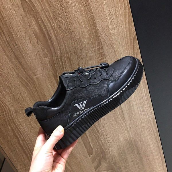 

kae3new limited edition french series high-end men s casual shoes, men s boots fashion sports shoes, original shoebox delivery 38-44, Black