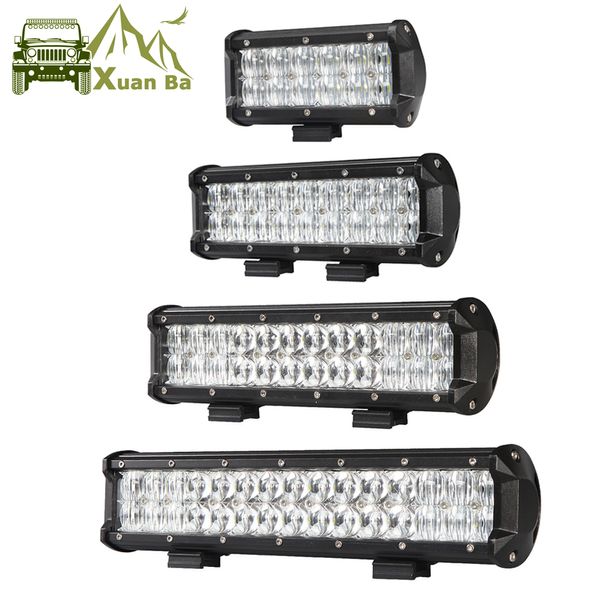 

xuanba 30w 60w 90w 120w 5d lens led light bar 12v 24v for tractor jeep 4x4 off road 4wd motorcycle truck suv atv spot combo beam work lights