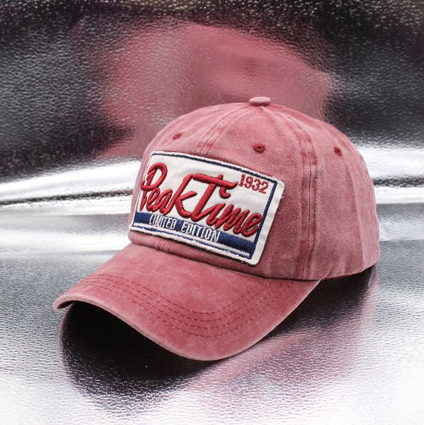 

helisopus vintage washed embroidery baseball cap cotton snapback caps men's new sun hat letter hip hop casual caps, Blue;gray