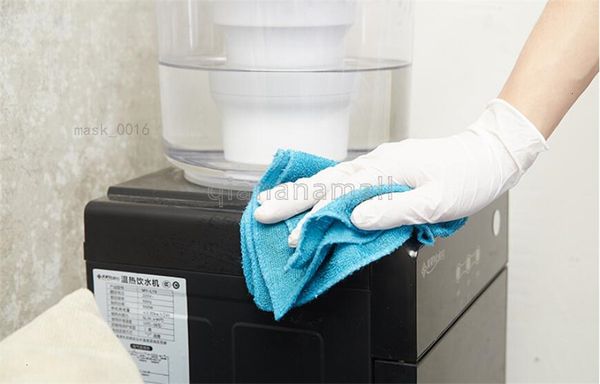 

ultrathin new disposable nitrile rubber glove protective 100pcs gloves solid color latex kitchen household rlzn qa