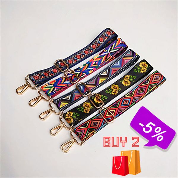 

nylon colorful women shoulder bag strap for crossbody rainbow bag accessories handle handbag purse strap belt bandolera w239, Black