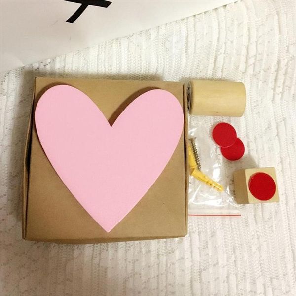 

ins style wooden love hook children room children shop hanging wall hook decoration northern european style heart shaped