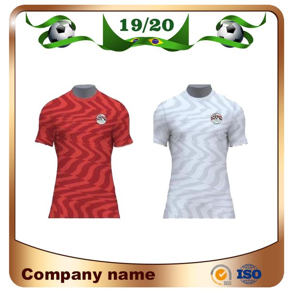 

New 2019 Egypt Home Red Soccer Jersey Egypt 19/20 Egypt #10 M.SALAH Soccer Shirt Away White National Team Football uniforms sales