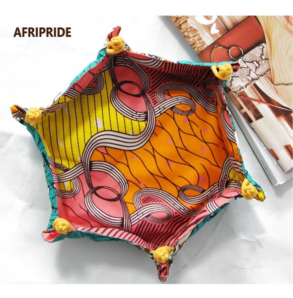 

2019 fashion tray for african family storage artifact pure manual african women tray, Blue;gray