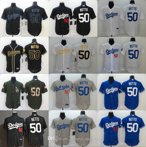 

los angeles 2020 dodgers jersey 50 mookie betts baseball jersey 05, Blue;black