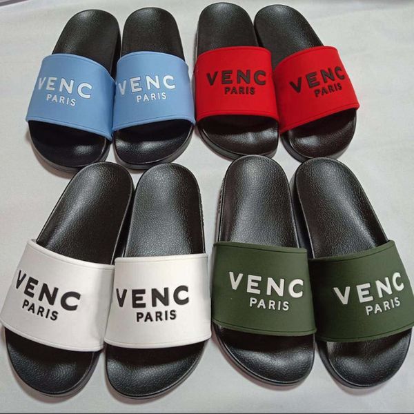 

designer slides flip flops slipper women sandals for men women rubber beach outsole paris slippers flat mules sandals shoes, Black
