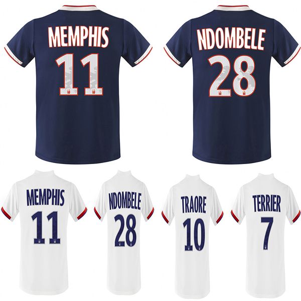 

Maillot de foot Olympique Lyonnais lyon soccer jersey 2019 2020 Lyon football shirt TRAORE MEMPHIS FEKIR OL 19 20 lyon jersey shirts MAILLOT