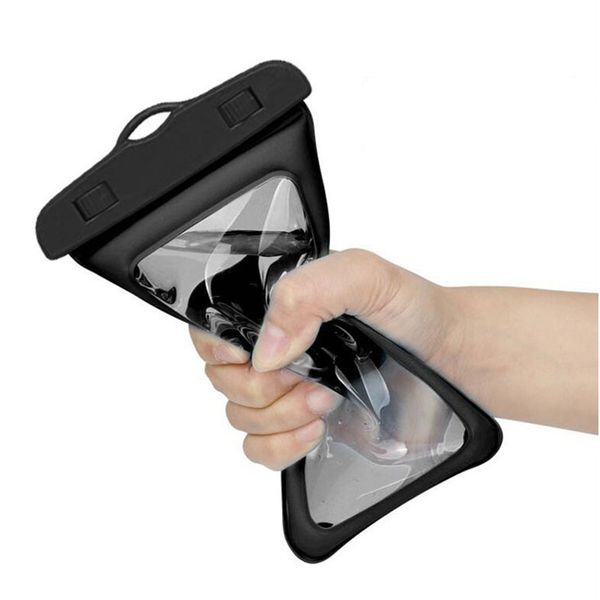 

2019 runseeda 6inch floating airbag swimming bag waterproof mobile phone pouch cell phone case for swim diving surfing beach use