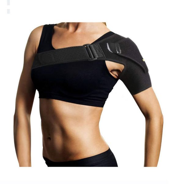 

unshoulder support brace back strap belt band pads single hand breathable gym sports care protector dhl free