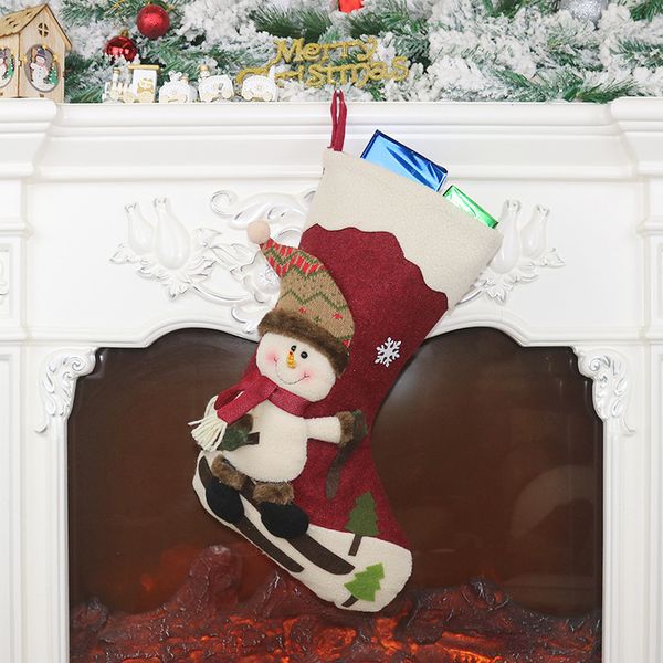

for christmas socks hanging gift candy bag hanging tree home decoration make christmas atmosphere