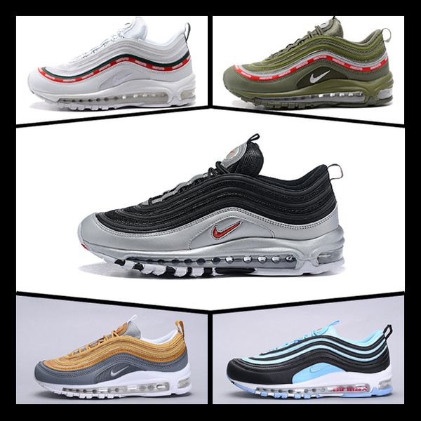 

with sport watch]designer plus triple white black pink running shoes og metallic gold silver bullet mens women sports shoe sneakers 40-45