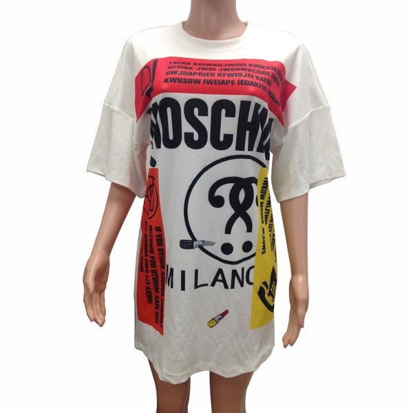 

мода футболка платье женская рубашка с коротким рукавом мини-платья шить повседневные длинные футболки лето белое платье женская одежда s-2x, Black;gray