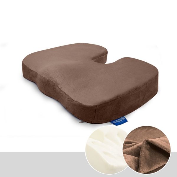 

42*35*7 slow rebound memory foam u shape seat cushion orthopedic coccyx pillow hip cushion pad for girls