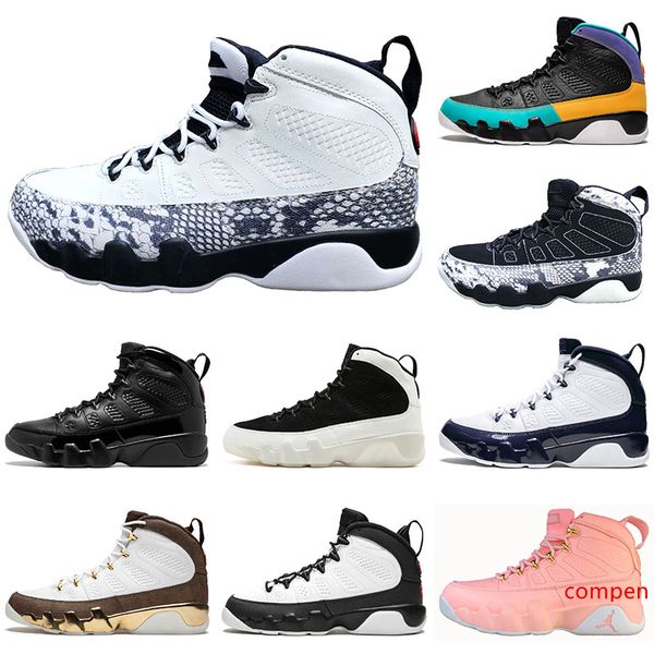 

designer 9 9s basketball shoes men women dream it do it black white anthracite bred space jam fashion sports sneakers mens trainers