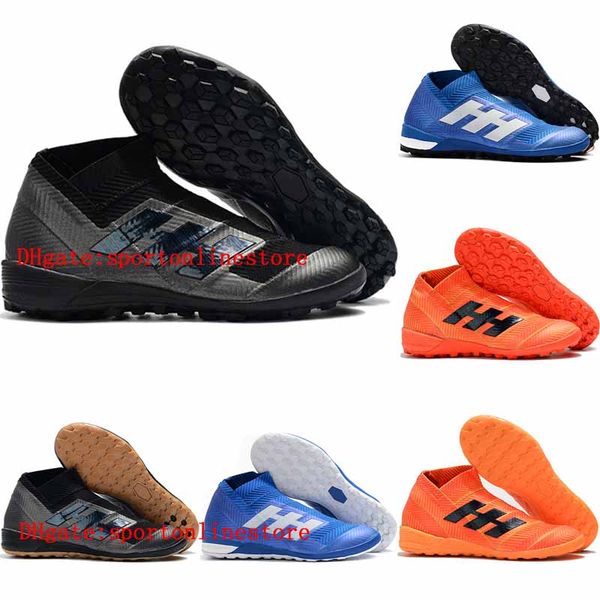 

2019 мужские футбольные бутсы Nemeziz Tango 18+ TF IC IN футбольные бутсы Tango 18 крытые футбольн