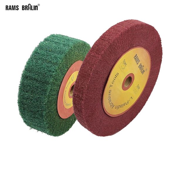 

1 шт 150/200/250 мм скотч бритт швабра полировка колеса нетканые лоскут кисти