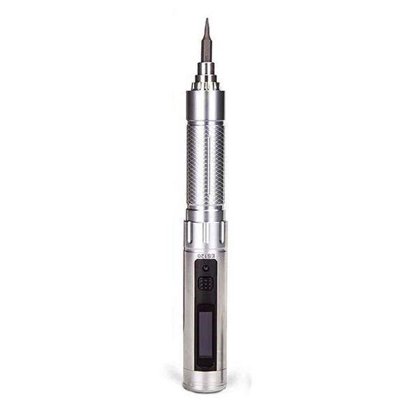 

es120 electric motion control screwdriver with led 1/8" chargeable cordless scew driver