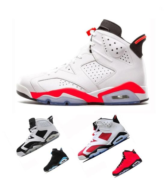 

6 6s men women basketball shoes air angry bull carmine infrared oreo black white bred retro unc oero flint olympic sale j6 sneakers