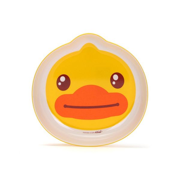 

b. duck small yellow duck children's tableware eating solid food bowl baby plate cartoon rice bowl cute children's tableware