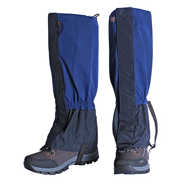 

waterproof legging gaiter leg cover camping hiking ski boot travel shoe snow hunting climbing gaiters windproof, Black