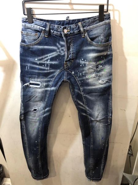 

mens designer jeans denim jean black ripped pants pour hommes men s italy fashion brand biker motorcycle rock revival jeans a76, Blue