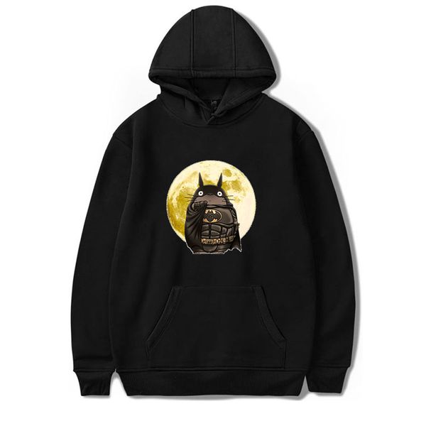 

black hip hop anime hooded hoodies pullover sweatshirt sportwear harajuku loose female autumn winter casual femme homme