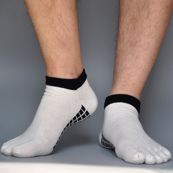 

1 пара носки спорт мужчины женщины пять пальцев носки плед bottom short tube thin раздел хлопок низкий, Black