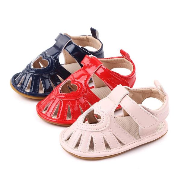 

sandals toddler kid baby girls princess cute first walk summer soft walkers shoes children infant beach footwear, Black;red
