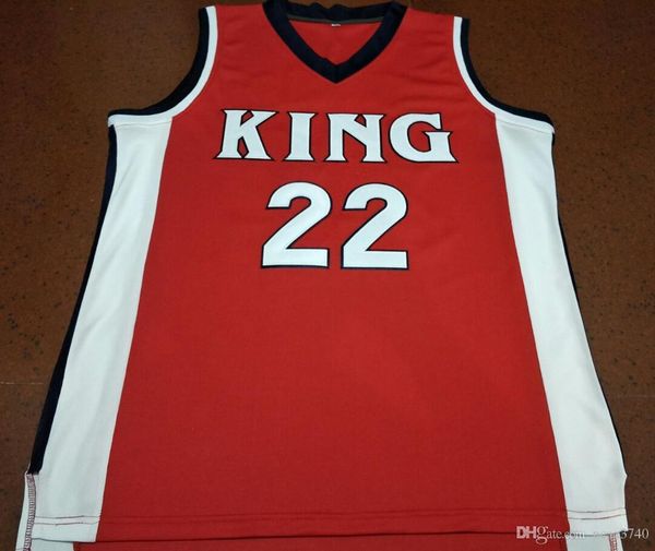 

custom men youth women #22 kawhi leonard martin luther king college basketball jersey size s-4xl or custom any name or number jersey, Black