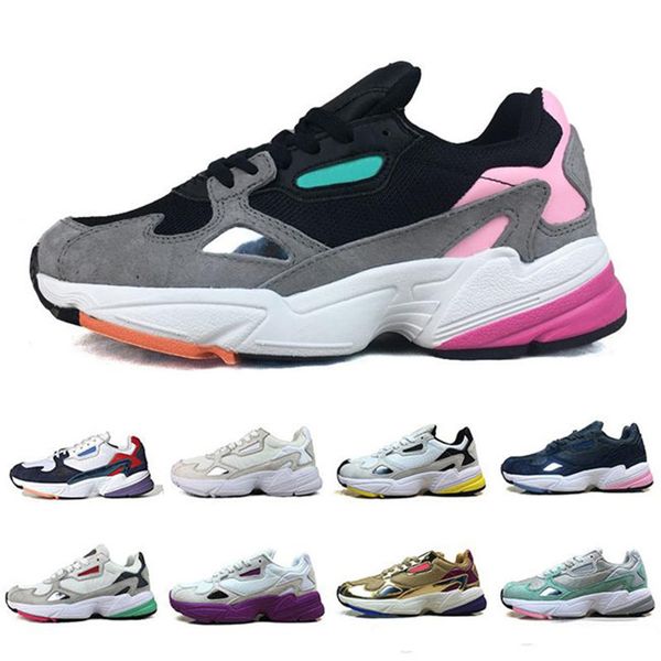 

mens falcon w running shoes women designer black white trainers sports casual sneakers originals jogging outdoors 36-45
