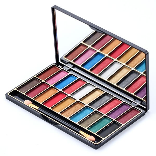 

makeup eyeshadow palette 20 colors matte shimmer glitter pigment eye shadow make up palette new