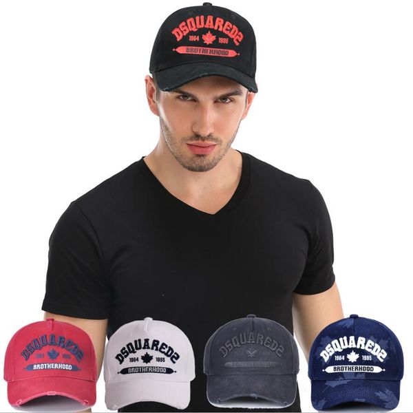 

selling designer hat d2 baseball caps icon cap embroidery luxury men's hat snapback cap adjustable golf cap 5 colors, Blue;gray
