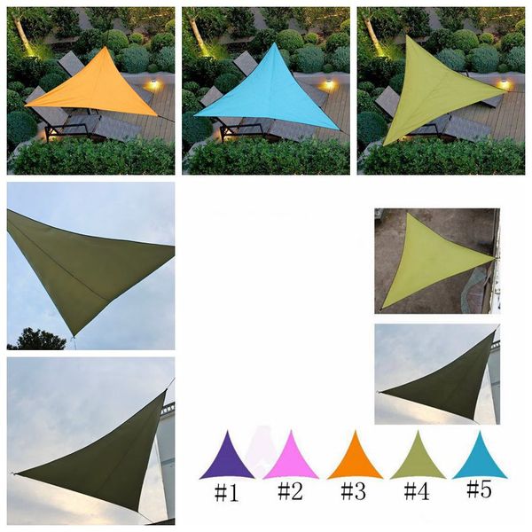 

sun shelters waterproof triangle sunshade outdoor canopy garden patio pool shade sail awning courtyard garden decorations cca11789-a 10pcs