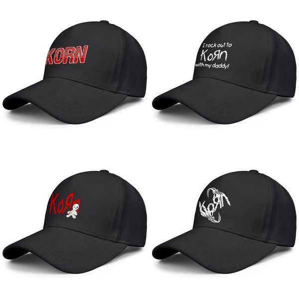 

korn-skull-logo mens and womens adjustable trucker cap designer customcool fitted cute stylish classic hats korn doll logo with my daddy, Blue;gray