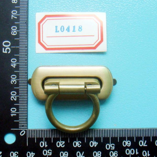 

10 sets/lot twist turn lock clasp closure women handbag leather parts purse hardware accessories repair handmade diy craft l0418, Black