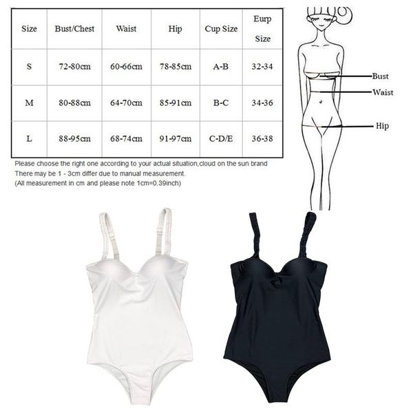 

women's one piece bikini sets v neck swimsuit padded bathing suits with under wire cups, White;black