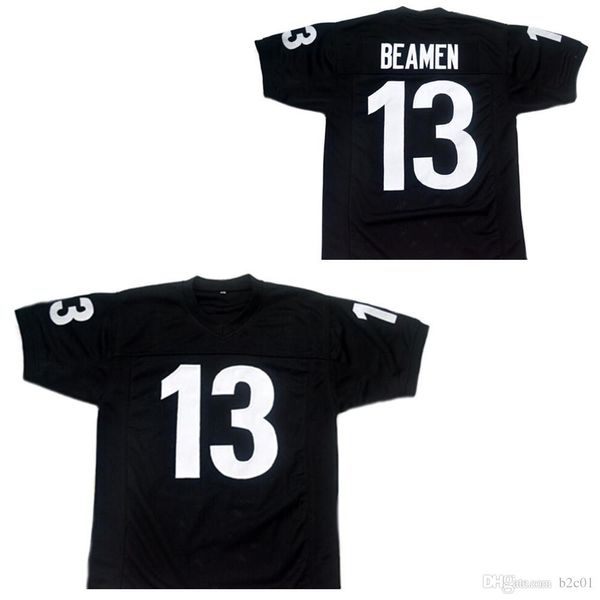 

willie beamen #13 any given sunday movie football jersey new black, Black;red