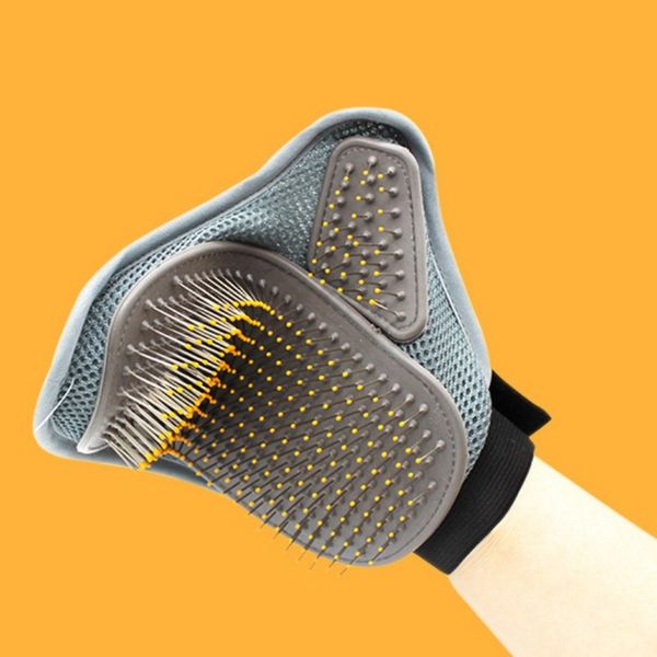 

pet dog brush glove grooming cat bath cleaning supplies pets combs * dog grooming