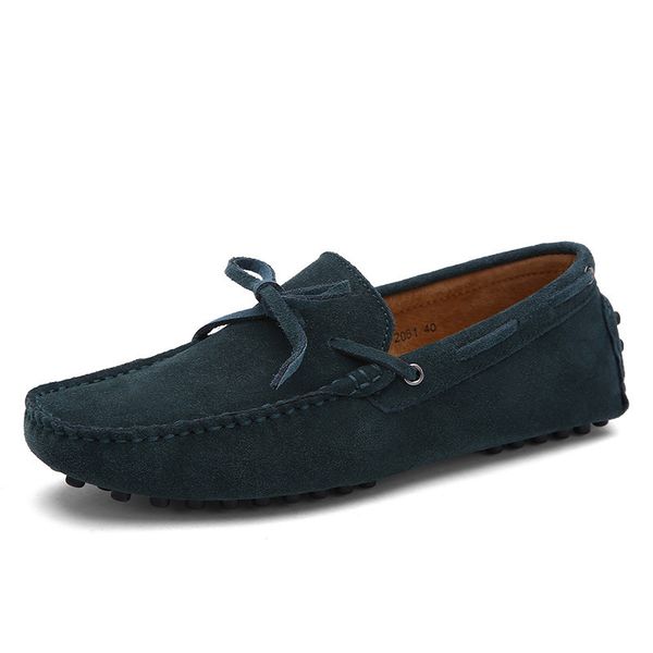 

male real summer boat men shoes shoes loafers leather fashion breathable driving spring new casual flats loafers mbvlf, Black