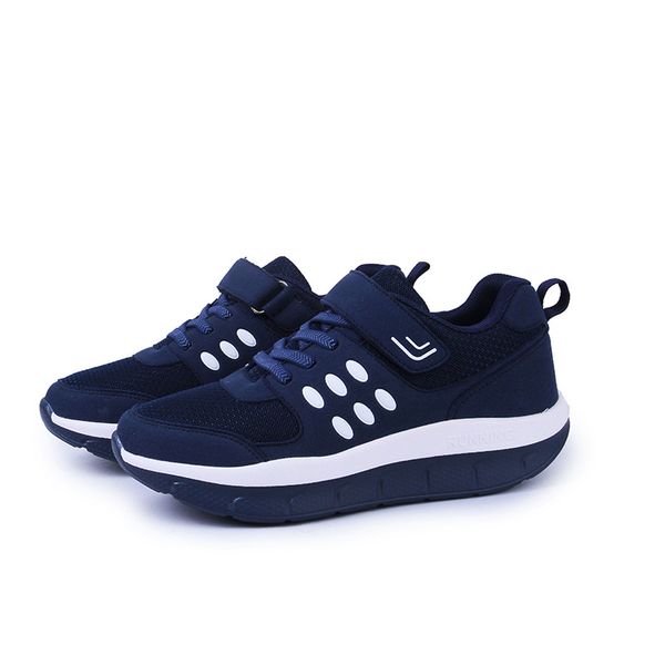 

new women big size red breathable mesh sneakers on the platform fitness shoes schuhe jump shoes fitnes, Black;yellow