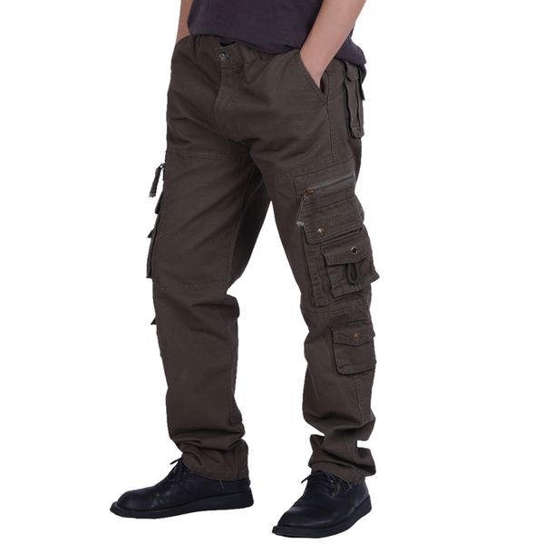 

2019 harem joggers harajuku sweatpant hip hop pants men fahion solid multi-pockets cotton trousers mens loose jogger cargo pant, Black