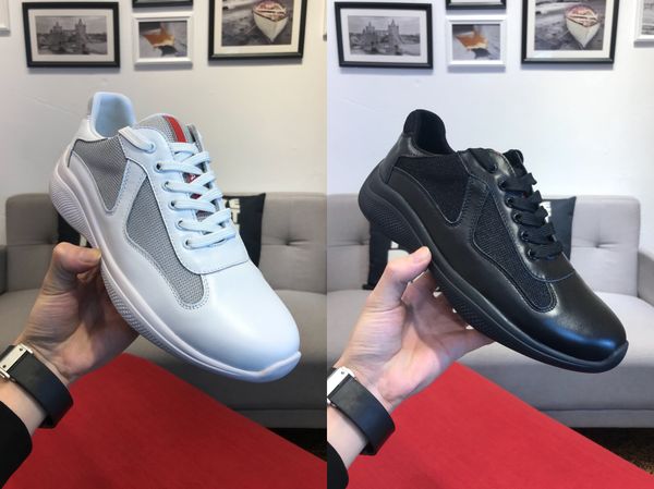 

2019 Free Shipping Famous Brands New Designer Classic Ace Shoes Original Box Casual Shoe Breathable Black Men's Size 38-45 With Box
