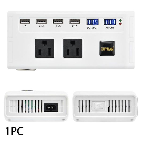 

transformer power inverter adapter 200w car converter voltage charger durable 12v to 110v 220v portable usb auto sine wave