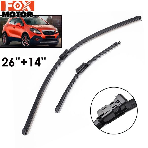 

misima windscreen wiper blades for mokka 26" 14" 2012 2013 2014 2015 2016 2017 windshield front window for encore