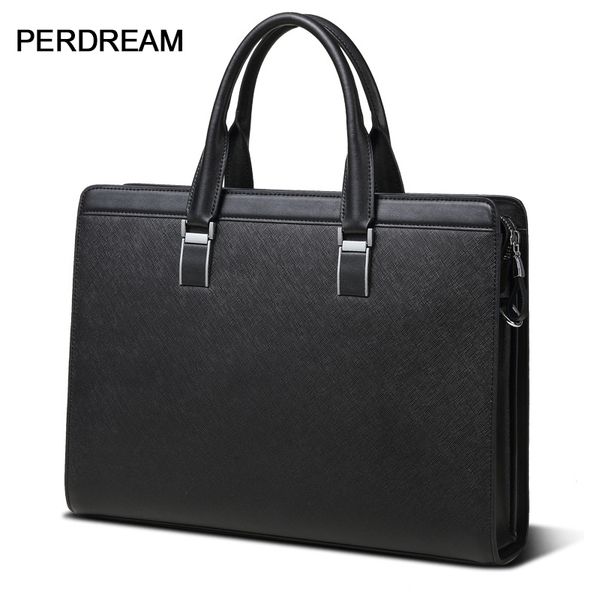 

men's bag leather men's handbag leather computer bag 14 inch business briefcase gift