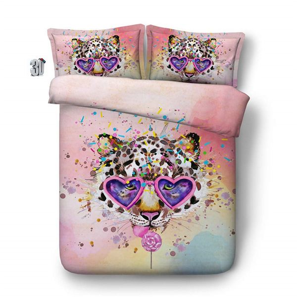 150x200cm 3d Tiger Duvet Cover Animal Bedding Sets Bedspreads