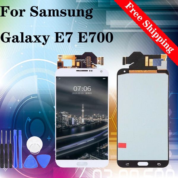 

for samsung galaxy e7 e700 e700f e7000 e7009 e700h e700m lcd display touch screen digitizer assembly replacement tft brightness adjustable