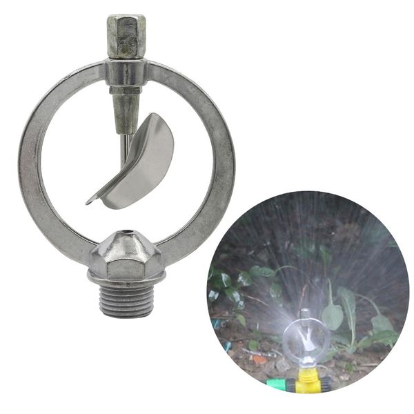 

1/2" male thread rotating watering sprinkler zinc alloy water nozzle agriculture greenhouse lawn irrigation spray head 10 pcs